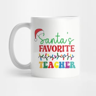 Santa’s Favorite Teacher Mug